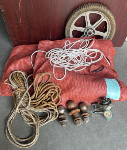 Coolaroo Outdoor Shade (3) Ball Hitches, Fishing Reel & More