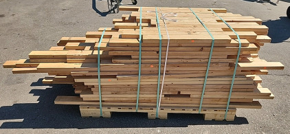Pallet of Various Sizes of 2"x4"
