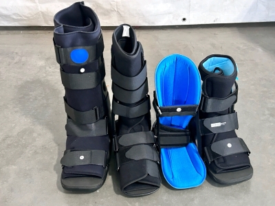 (4) Foot Brace/ Medical Boots