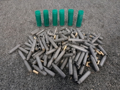 Fired Shot Gun Shells & Cartridge Cases