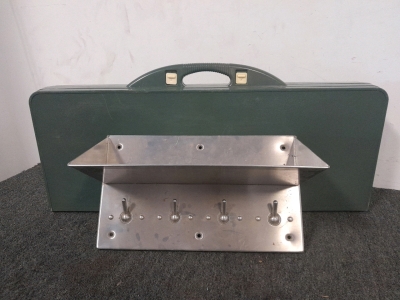 Portable Picnic Table & Metal Bathroom Coat Hangar