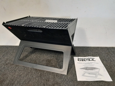 Small Foldable & Portable Charcoal Backyard Grill