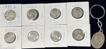 (3) Liberty Quarter Dollar, 125th Anniversary Canadian Confederation Quartes, And More