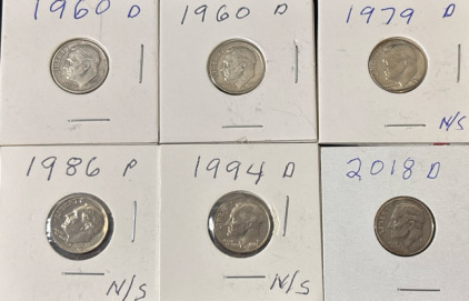 1960-2018 Liberty Dimes