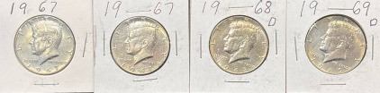 1967-1969 Liberty Kennedy Half Dollars
