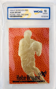 WCG 1996-97 Skybox EX-2000 Kobe Bryant Rookie "Feel The Game" Graded Card- Gem-Mint 10