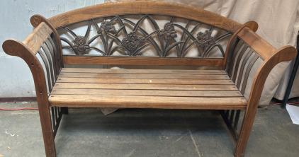 Large Wooden Bench