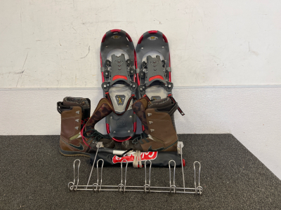 Snow Shoes, Snowboarding Boots Size 9.5 And More
