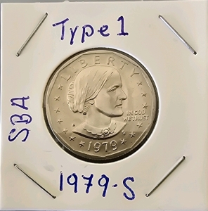 1979-S Type 1 Susan B Anthony Coin