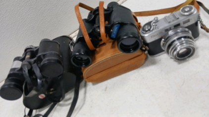 (2) Vintage Antique Binoculars - Vintage Camera