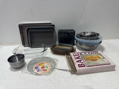 Assorted Kitchenware & Glassware