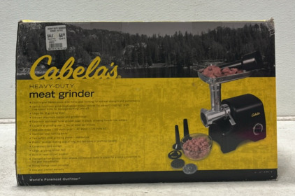 (1) Cabelas Heavy-Duty Meat Grinder