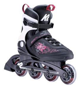 (1) Pair Of K2 Kinetic 80 - Women's Inline Skates, Size 6, Black Berry