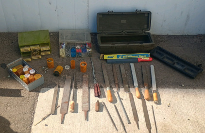 (15+) Workshop Tools & Hardware - Assorted Files Shoemaker's Stone Anchors