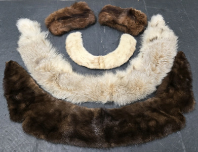 (2) Large (1) Small *REAL FUR* Hand-Crafted Collars & (2) Sleeves Cuffs (Very Soft) / +$65 Per Fur Value!