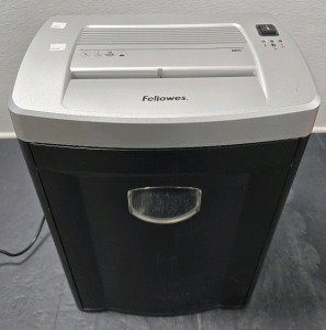Fellowes Powershred DM8C 8-Sheet Heavy Duty Cross-Cut Shredder w/ Easy Remove Bin