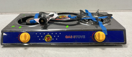 (1) 2 Burner Propane Stove
