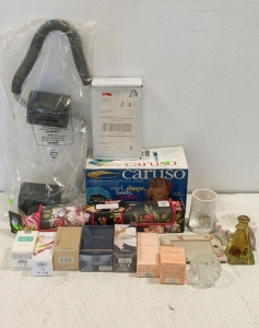 (7) Sealed Bottles of Designer Perfume, (1) Caruso Molecular Steam Hair setting System, and Much More