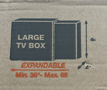 (2) Large TV Boxes 37&rdquo; x 40&rdquo;