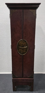 Rare Antique Japanese-Style Wood Storage Cabinet - 37&frac14;"H x 9&frac34;"W x 7&frac34;"D