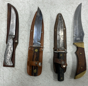 (4) Hunting Knives