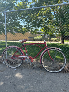 (1) Vintage Columbia Red Bike