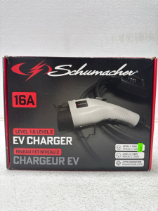 (1) Schumacher 16A Level 1 & 2 EV Charger