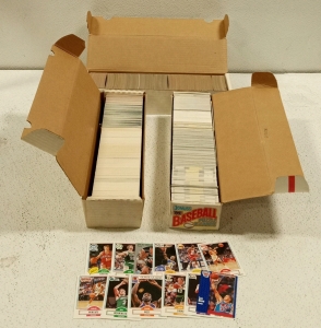 (3) Boxes of Sports Cards in Great Condition