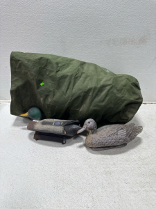 (1) Large Bag of Assorted Duck Decoys