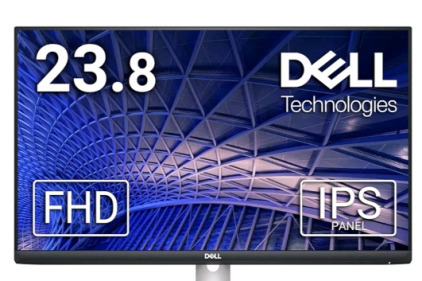 (1) Dell 24" S2421HS FHD 1920 x 1080 LED 1080p Monitor, 75Hz, W/ Adjustable Stand, 4ms Gray-to-Gray Response Time, AMD FreeSync, IPS Technology, HDMI, DisplayPort, Silver