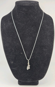 3.91 Grams Campo Del Cielo Iron Meteorite .925 Necklace