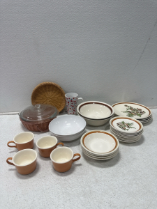 Assorted Dishes & Cups