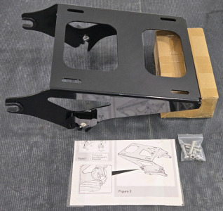 Detachable Two-up Tour Pack Pak Trunk Mount Rack Bracket For Harley Touring 14+ / +$50 Value!