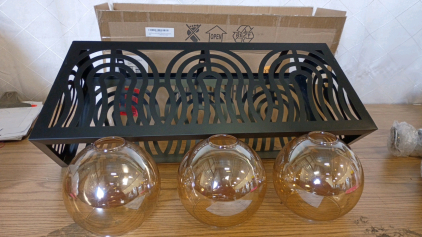 Rheafon Farmhouse Kitchen Bar 3 Light Hanging Fixture 24"