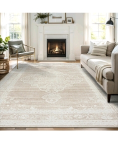 9x12 Area Rugs for Living Room Washable- Cream