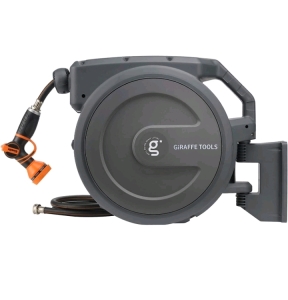 FloraGuard Garden Kneeler and Seat and Giraffe Tools Garden Hose Reel with 100ft Hose