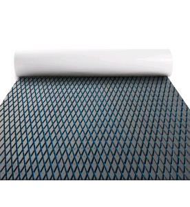 FOcean EVA Foam Boat Flooring Grey w/Blue Lines and Grey w/White Lines 28x20"