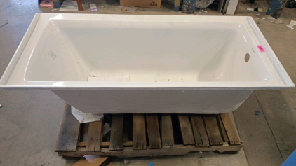 Duravit Fiberglass Bathtub Left Hand Drain 60x30x20