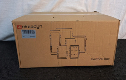 (1) Animacyn 4520-C Outdoor Electrical Box W/ Fan, Clear Door, 13"W x 17"L x 8"D
