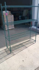 Metro Antimicrobial Wire Shelf Rack 74x18x60