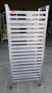 Aluminum Food Tray Cart 28x20x68