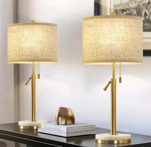 (1) GyroVu - 2-Pack Table Lamp Set