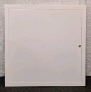 (1) Metal, Lockable Access Panel, 19" x 19" Overall - 17"x 1 7" Opening, 1-mm Thick,