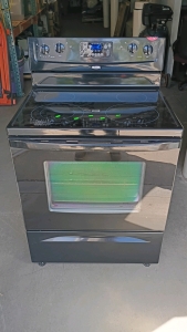Whirlpool Glass Top Electric Range Black #RF362LXSB