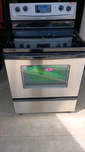 Whirlpool Glass Top Electric Range Stainless #RF362LXSS