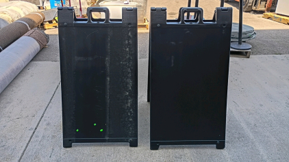 2) Black A Frame Signage Boards 42x24