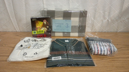 Duvet Cover Set Plaid, Men's Clothing-Gap!, Women's Clothing, and Whole Box Amazon Overstock