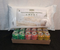 (1) 2-Pack Of Dioris Bed Pillows & (1) 18-Pack Of Bubly Flavored Sparkling Water