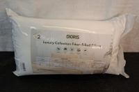 (1) 2-Pack Of Dioris Bed Pillows & (1) 18-Pack Of Bubly Flavored Sparkling Water - 2