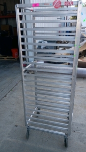 Aluminum Food Tray Cart 69x27x22